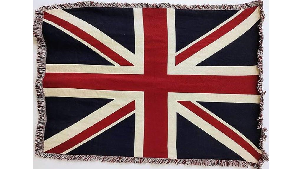 union jack flag blanket