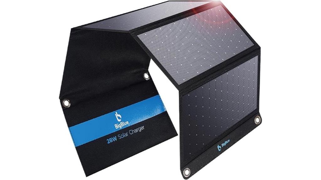 upgraded portable solar charger