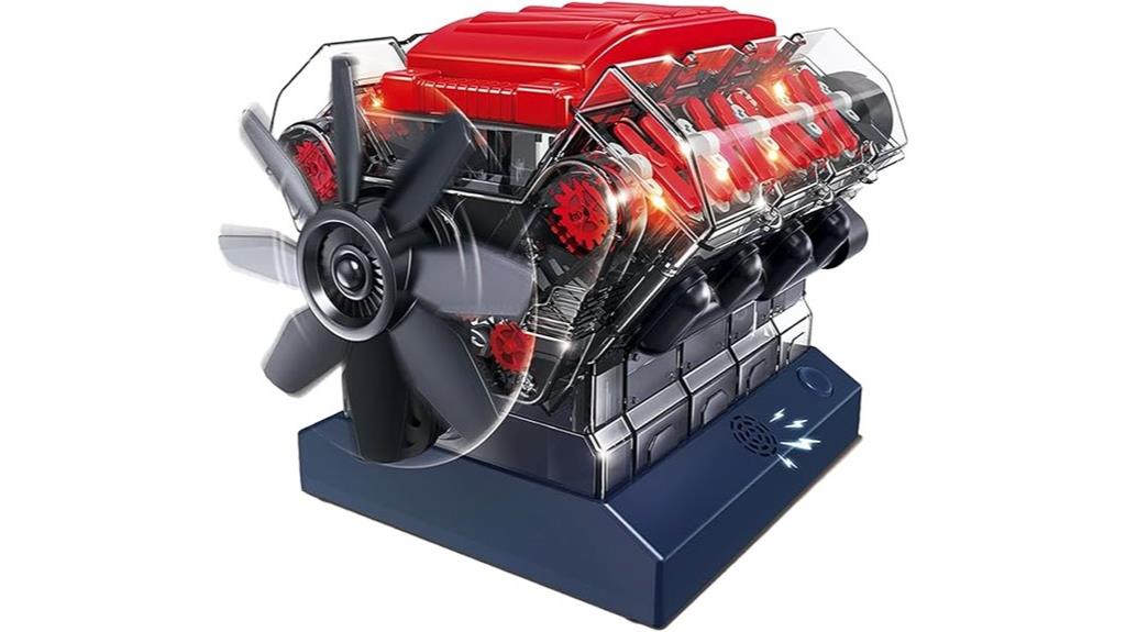 v8 engine model kit