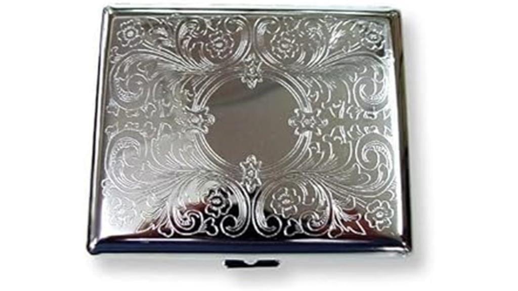 victorian silver cigarette case