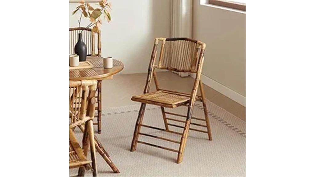 vintage bamboo rattan chair