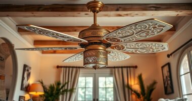 vintage boho ceiling fan selection