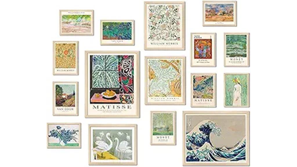 vintage eclectic wall art