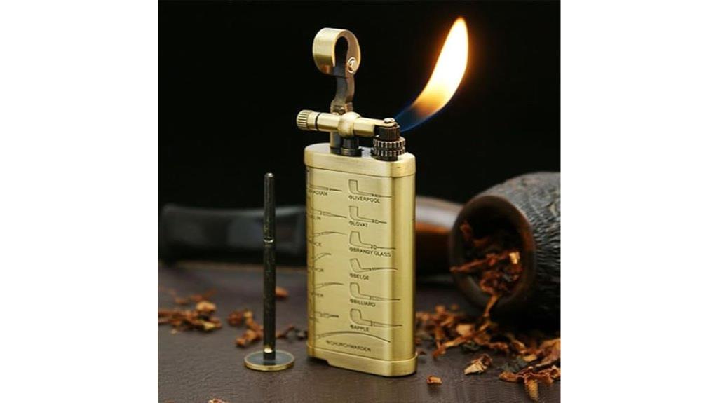 vintage pipe lighter set