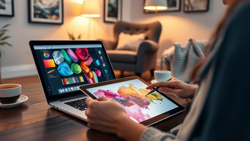 virtual art therapy adaptations