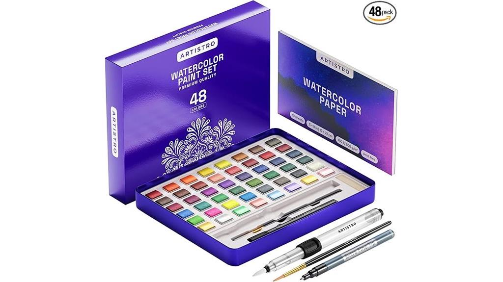 vivid watercolor set portable
