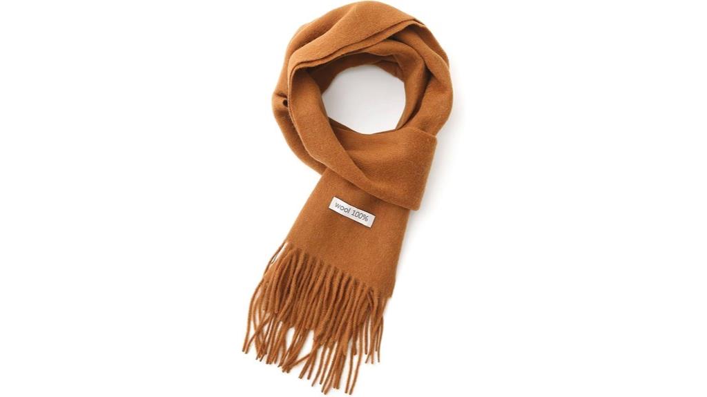 warm wool unisex scarf