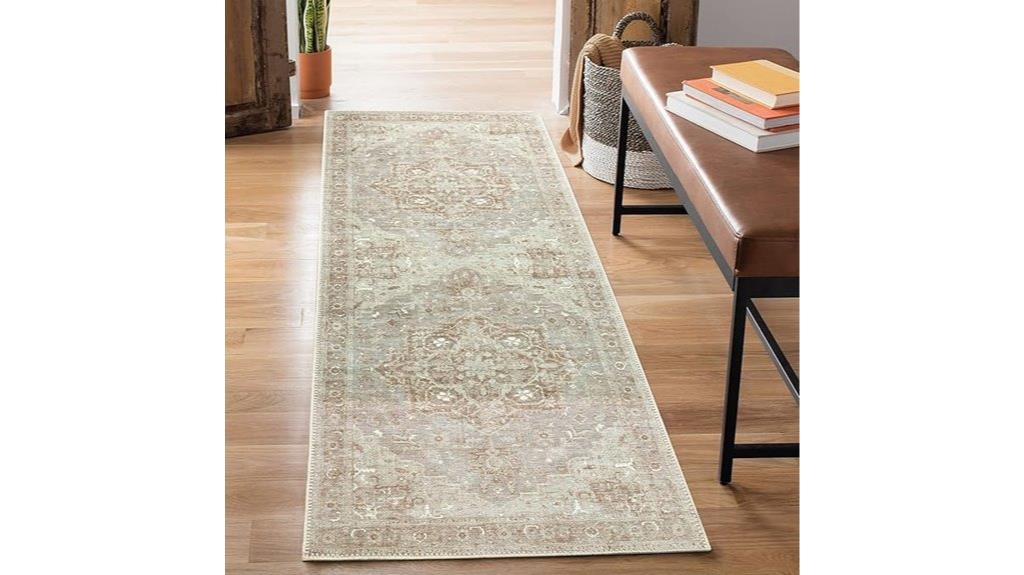 washable non slip runner