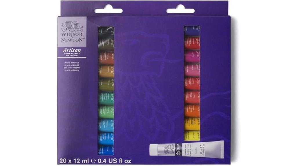 water mixable oil paint set