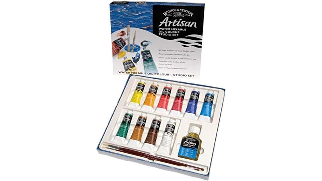 water mixable oil paint set