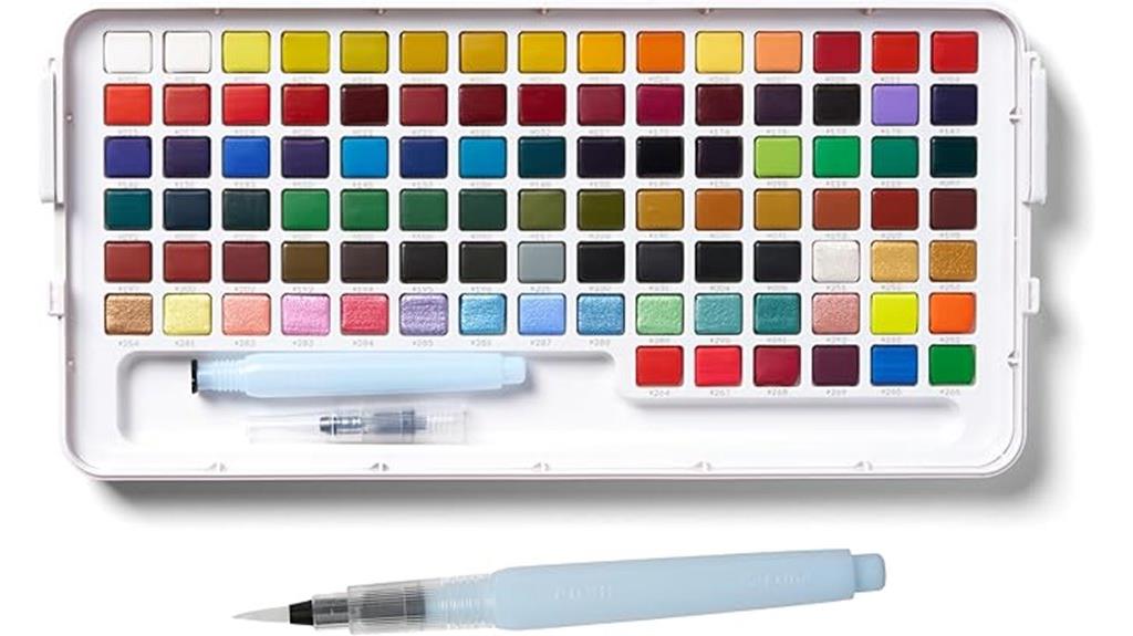 watercolor art supplies set