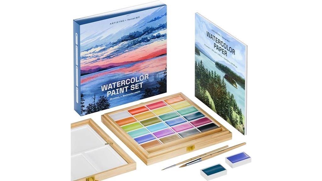 watercolor paint set collaboration