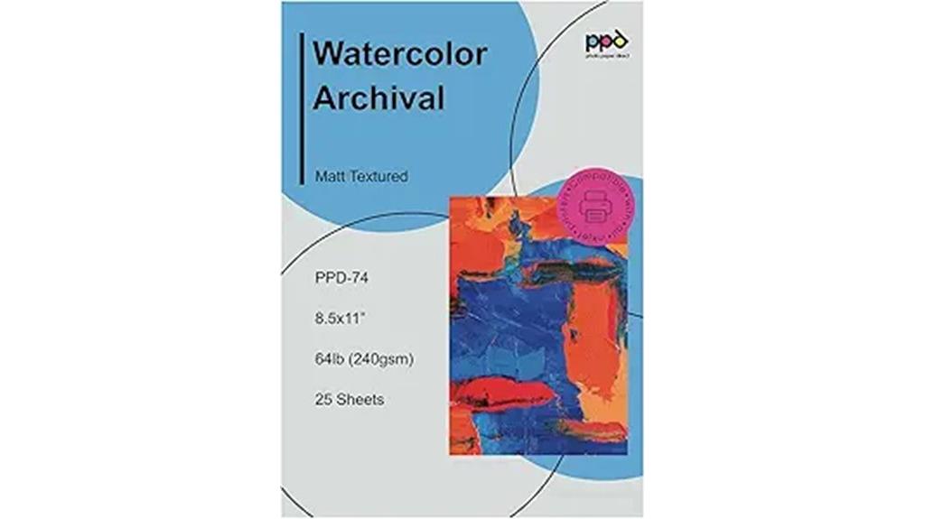 watercolor printer paper pack