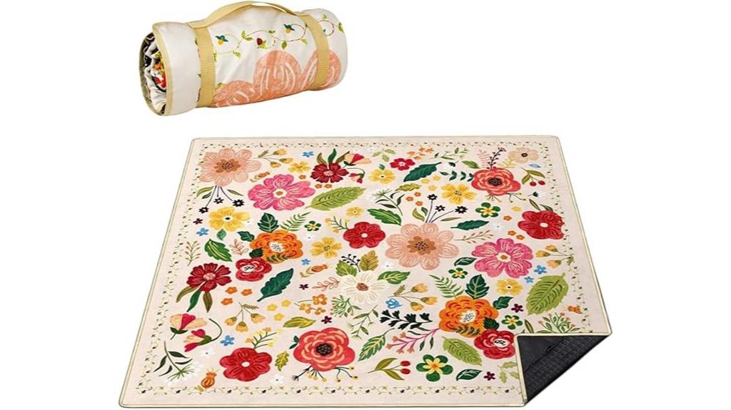 waterproof foldable beach rug