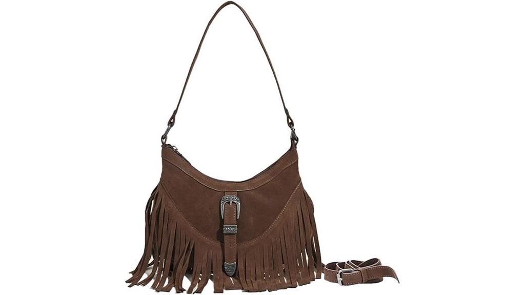 western fringe underarm purse