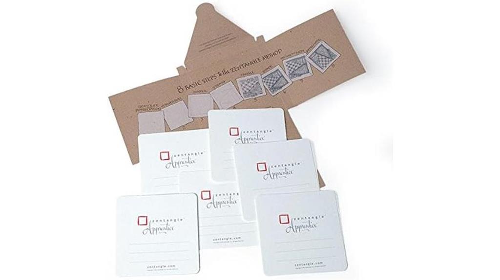 white paper tile set