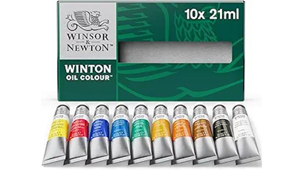 winton oil paint set