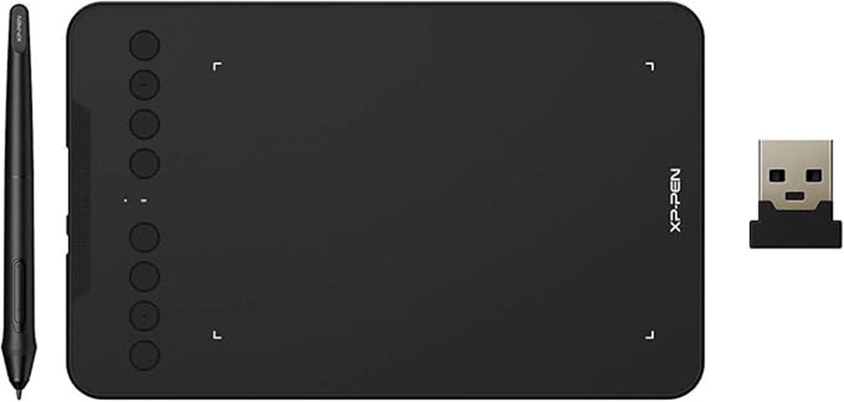 wireless drawing tablet features