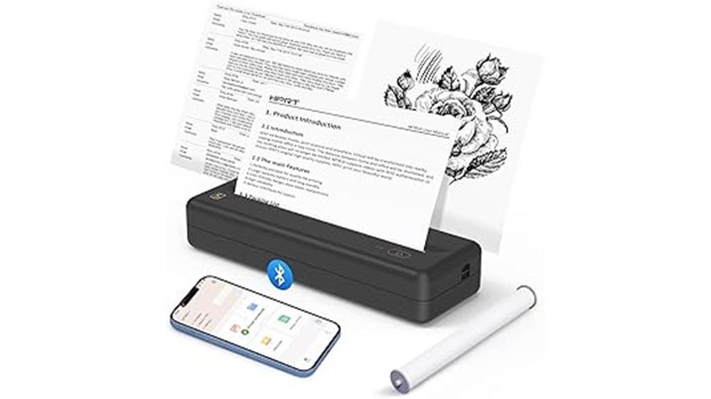 wireless portable printing