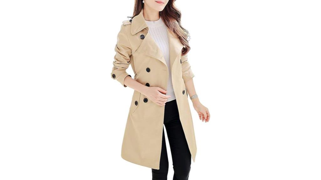 women s double breasted trench