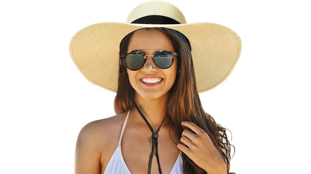 women s foldable straw visor