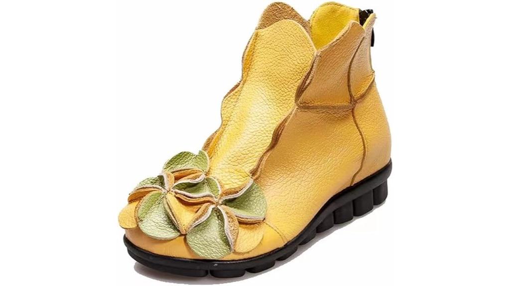 women s leather fleece boots