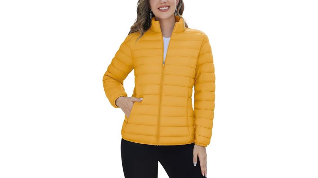 women s quilted puffer coat