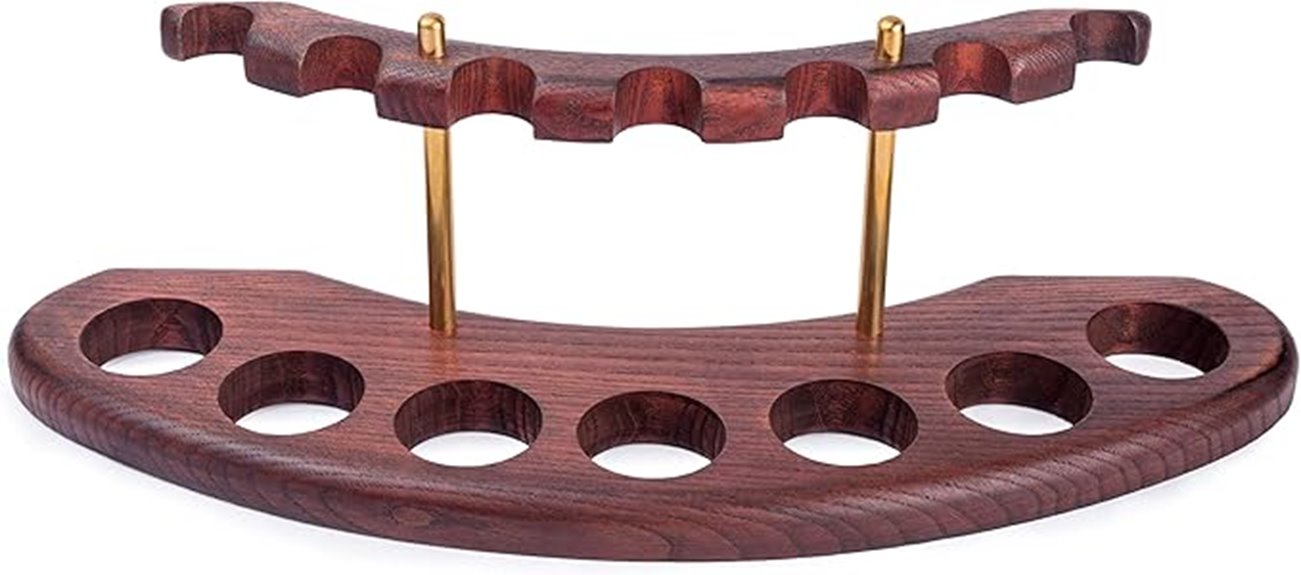 wooden dr watson pipe stand