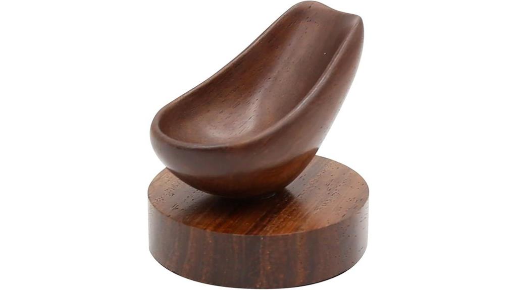 wooden pipe stand holder