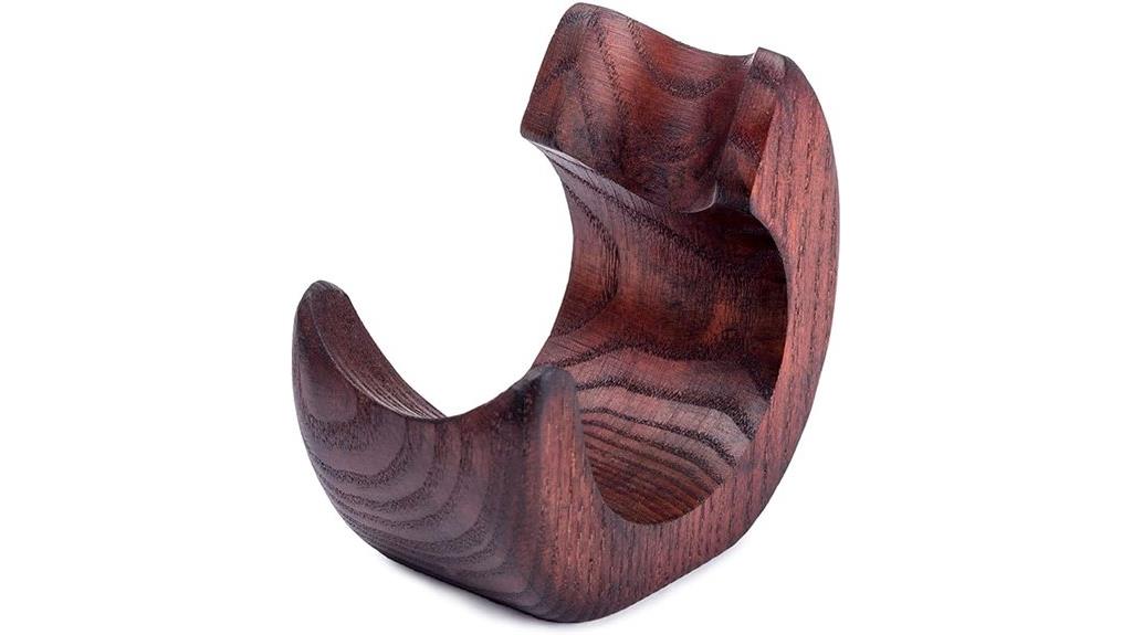 wooden snail pipe stand