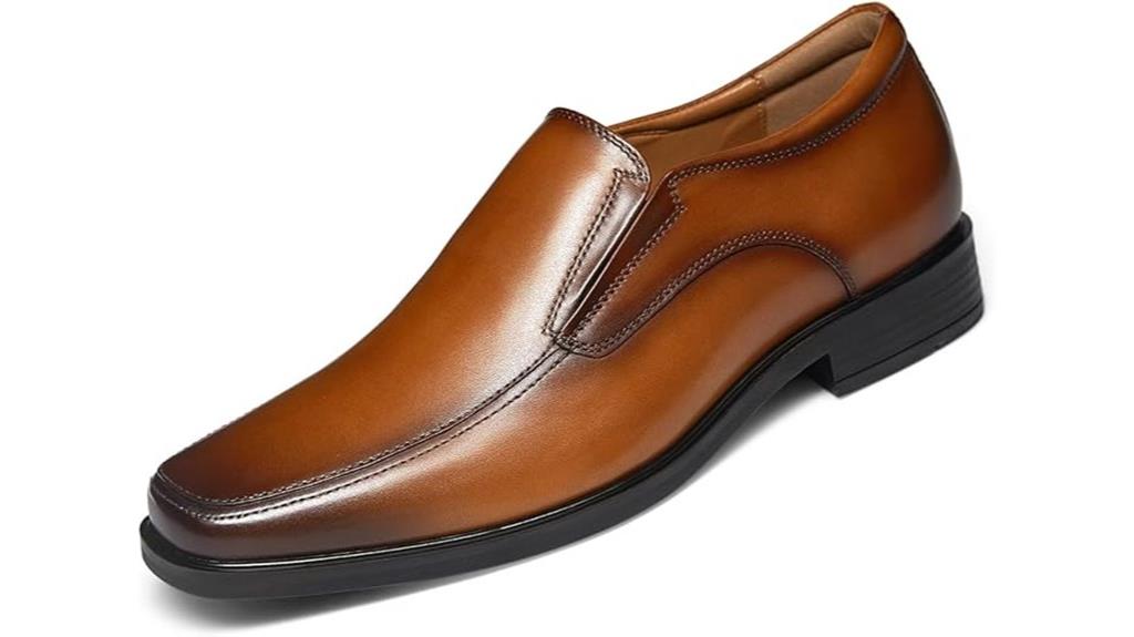 men s leather slip on shoes
