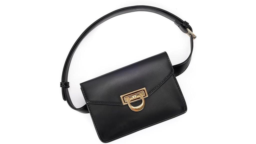 pu leather waist bag