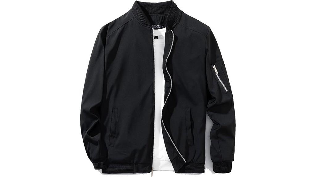 slim fit casual bomber