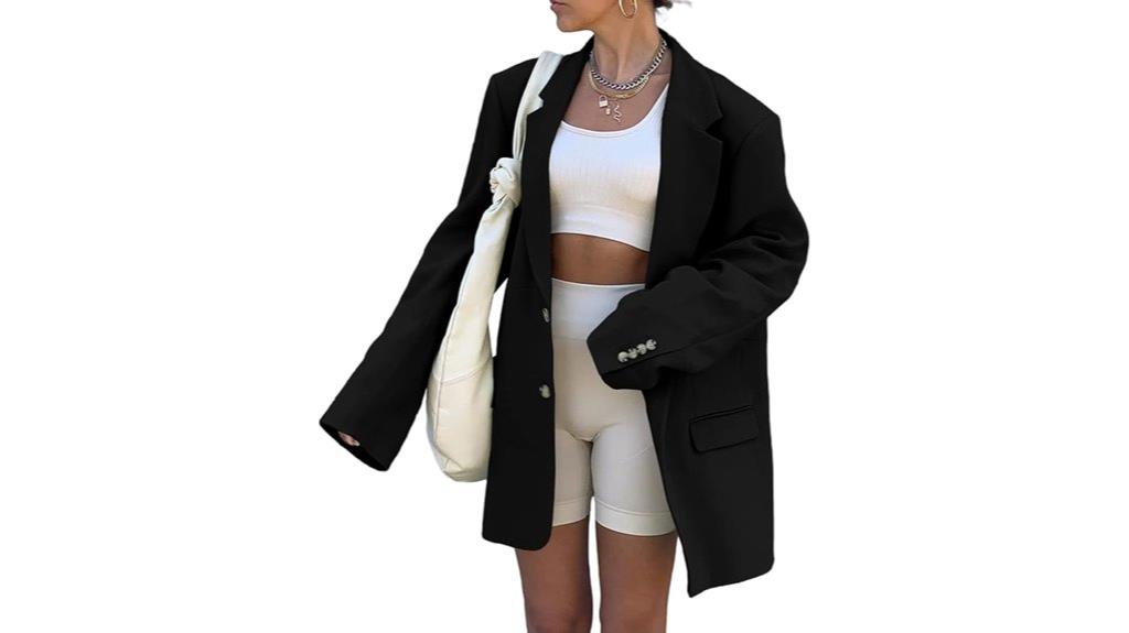 women s casual oversized blazer