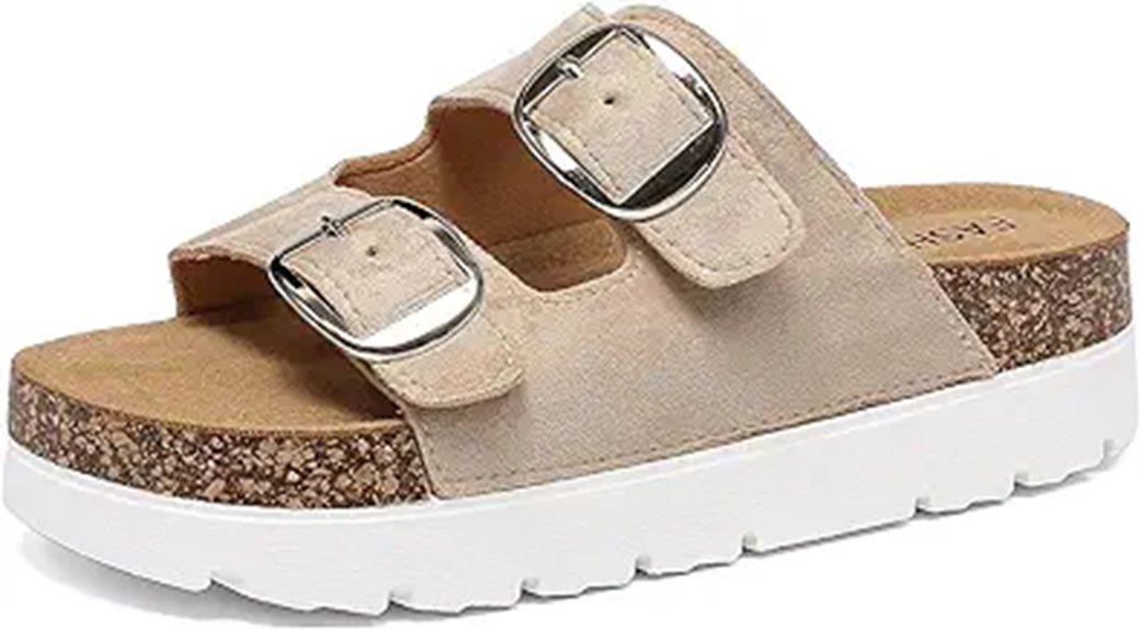 women s cork platform sandals