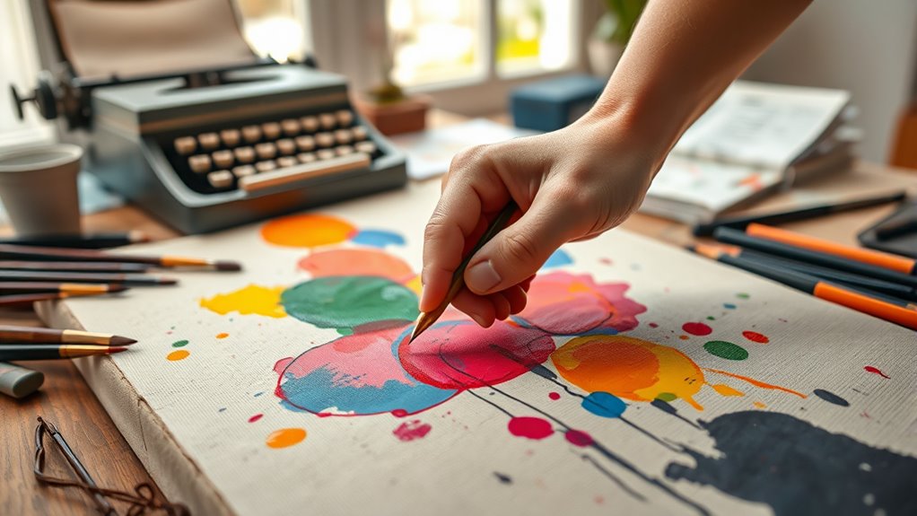 art communicates through language