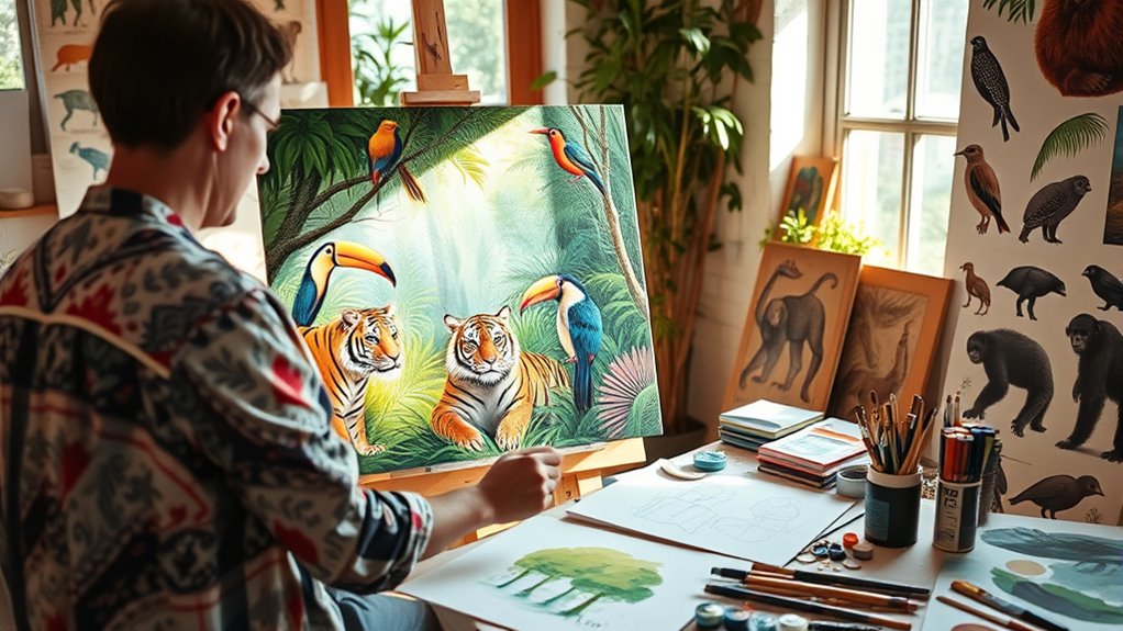 art inspires wildlife conservation