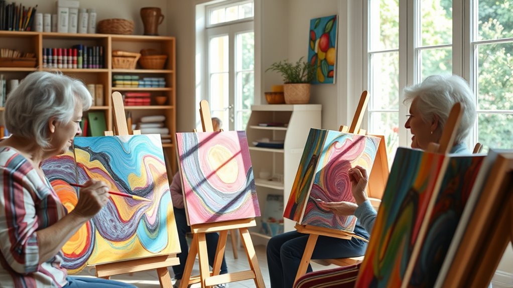 art stimulates cognitive well being