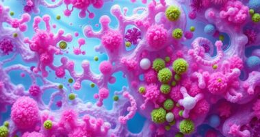 bacteria and fungi artwork