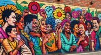 community murals address social issues