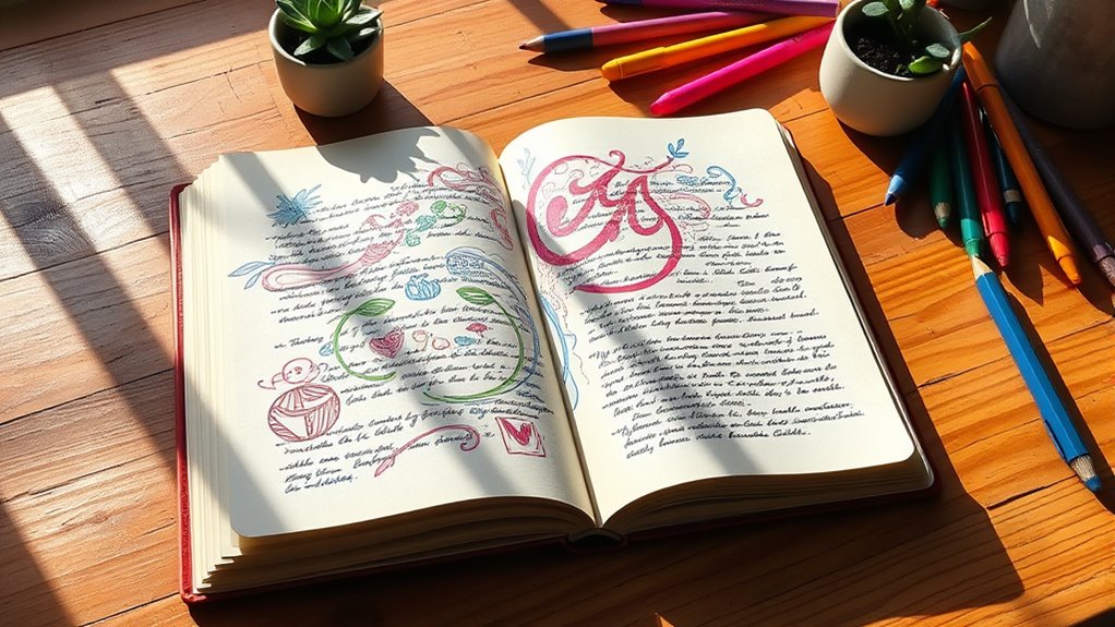 creative mindful visual journaling