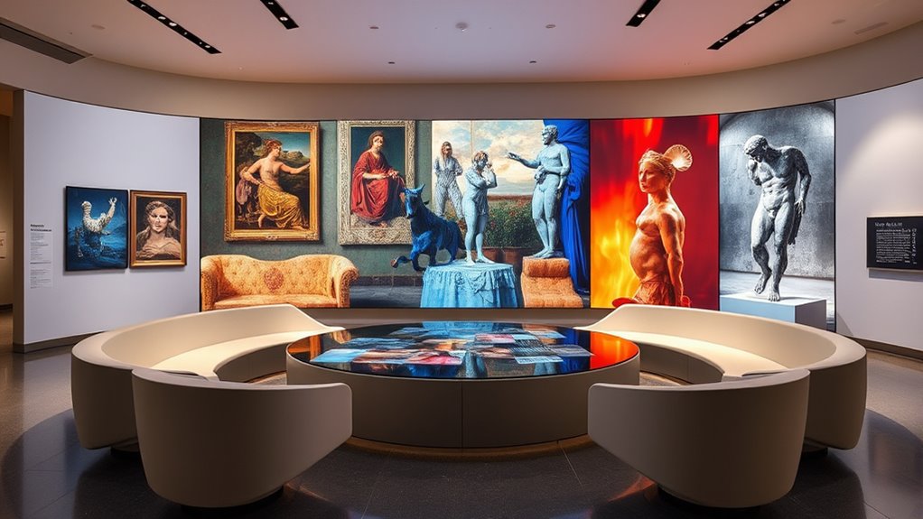 digital art restoration and virtual exhibitions