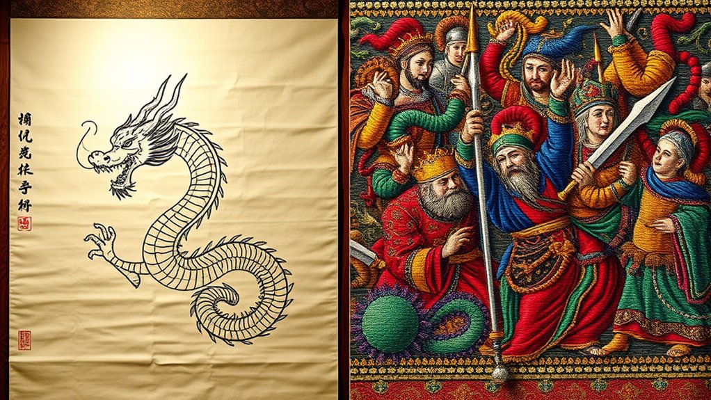 eastern symbolism western realism