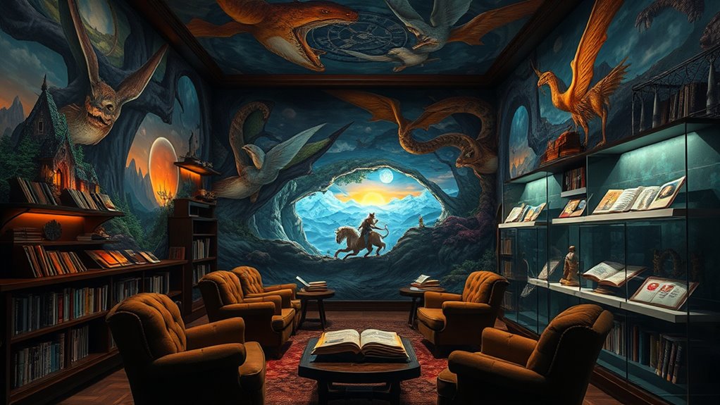 interactive literary art exhibits