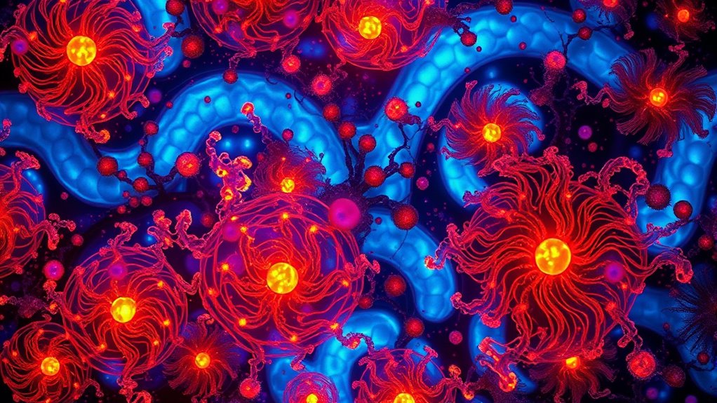 microbes create vibrant art