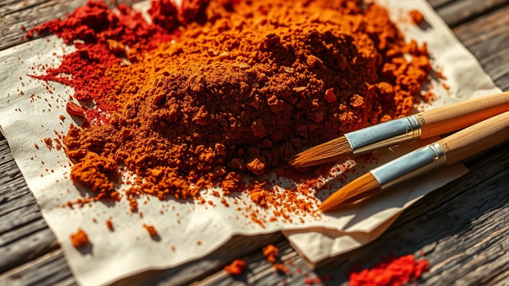 natural pigments historical significance