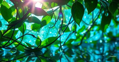 photosynthesis inspired plant art