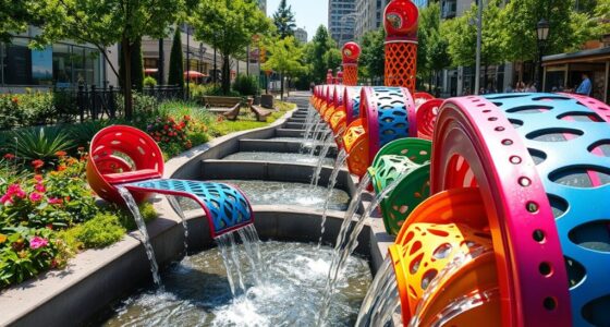 public rainwater collection art