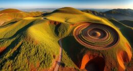 sculpting with natural landscape