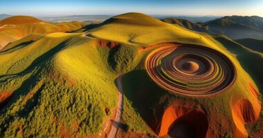 sculpting with natural landscape